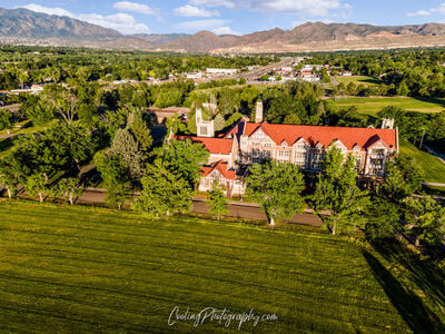 Aerial View of Holy Cross Abbey