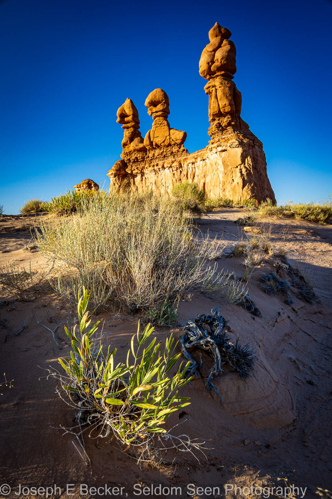 Image of Goblin Valley State Park - Three Sisters by Joe Becker