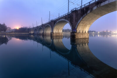 Trichiana photography spots - Lake Garda - Railway Bridge