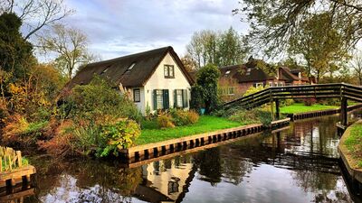 Giethoorn village. Netherlands.