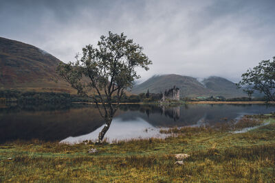 Photo of Kilchurn Castle - from the south - Kilchurn Castle - from the south
