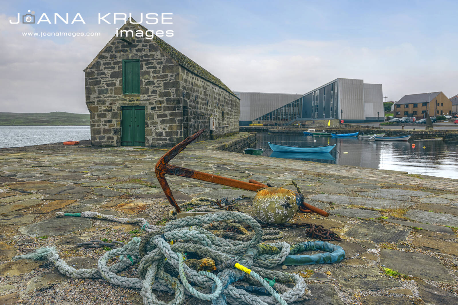 Image of Lerwick Harbour and Mareel by Joana Kruse