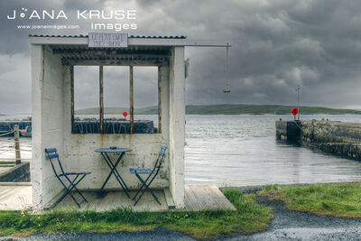 photo spots in Shetland Islands - Le Petit Café, Uyeasound