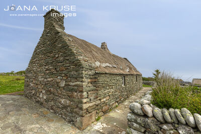 The Shetland Croft Museum tells the story of how Shetland people lived and worked in the past.
