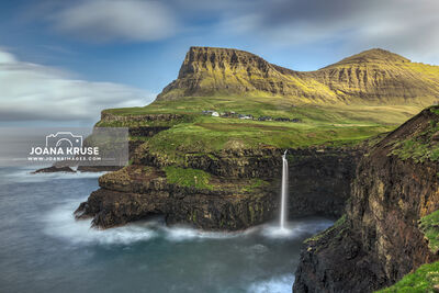 images of Faroe Islands - Múlafossur Waterfall