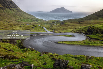 images of Faroe Islands - Road to Norðradalur village