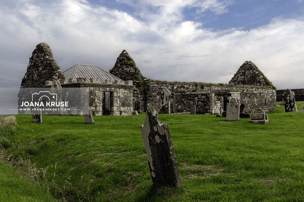 St Columba's Church in Isle of Lewis is one of the few surviving round churches in Scotland.