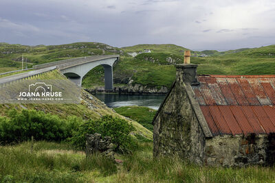 The Scalpay Bridge is a cable-stayed bridge that connects the Isle of Harris to the island of Scalpay in the Outer Hebrides of Scotland.