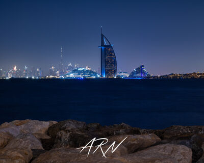 photos of Dubai - Burj Al Arab from Palm Island