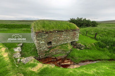 A traditional watermill called Click Mill in Orkney, Scotland.