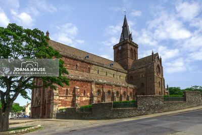 St Magnus Cathedral in Kirkwall.