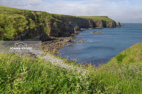 Windwick Bay is a remote bay without tourists on South Ronaldsay in Orkney, Scotland.