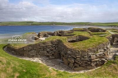 Skara Brae is a Neolithic settlement in Orkney, Scotland. It is one of the most complete Neolithic villages in Europe, and is a UNESCO World Heritage Site.