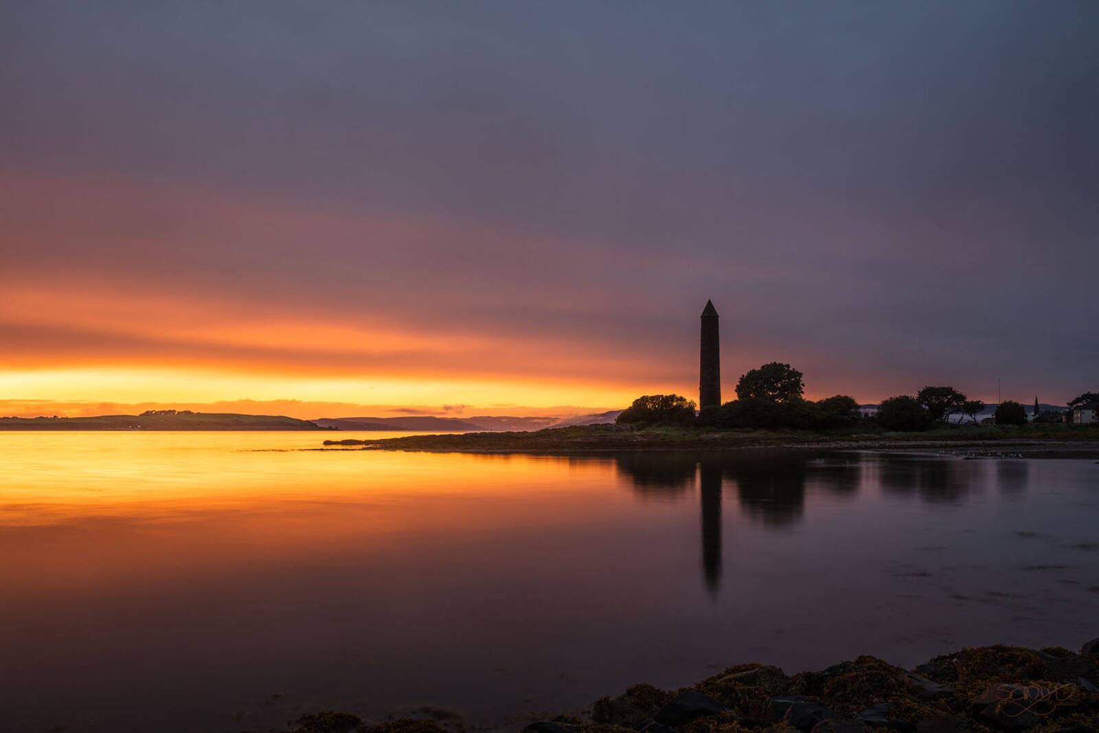 Image of View of Largs Pencil Monument by Sandy Knight