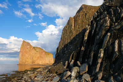 pictures of Canada - Percé Rock from Plage de L'Anse au Nord
