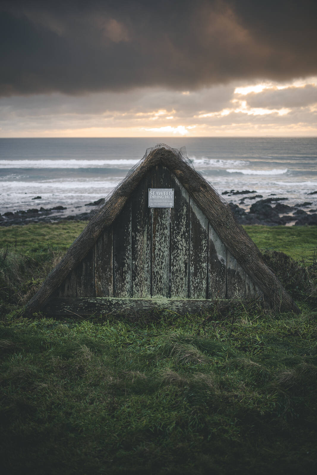 Image of Freshwater West - Seaweed Drying Huts by Daniel Phillips