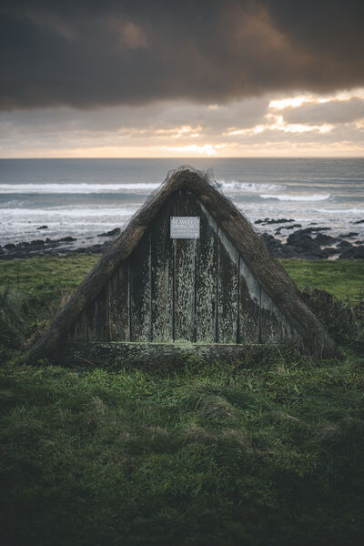 Image of Freshwater West - Seaweed Drying Huts - Freshwater West - Seaweed Drying Huts