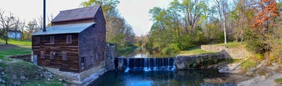 Grist Mill and dam at Wild Cat Den