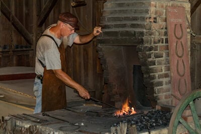 Blacksmith at Herbert Hoover National Historic Site (hours vary)