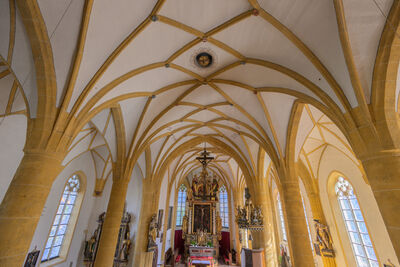 Austria pictures - St Martin Church in Vigaun