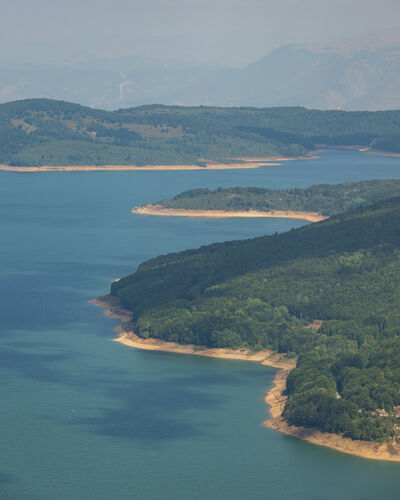 photo spots in North Macedonia - Lake Mavrovo Viewpoint