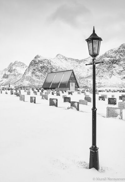 pictures of Lofoten - Flakstad Cemetery