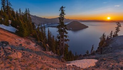 Picture of Crater Lake - Discovery Point Trail - Crater Lake - Discovery Point Trail