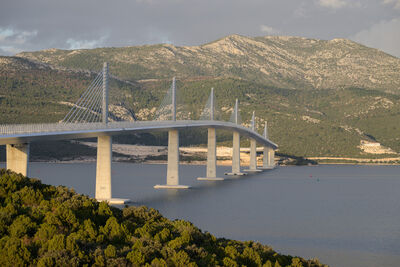 images of Croatia - Pelješac Bridge