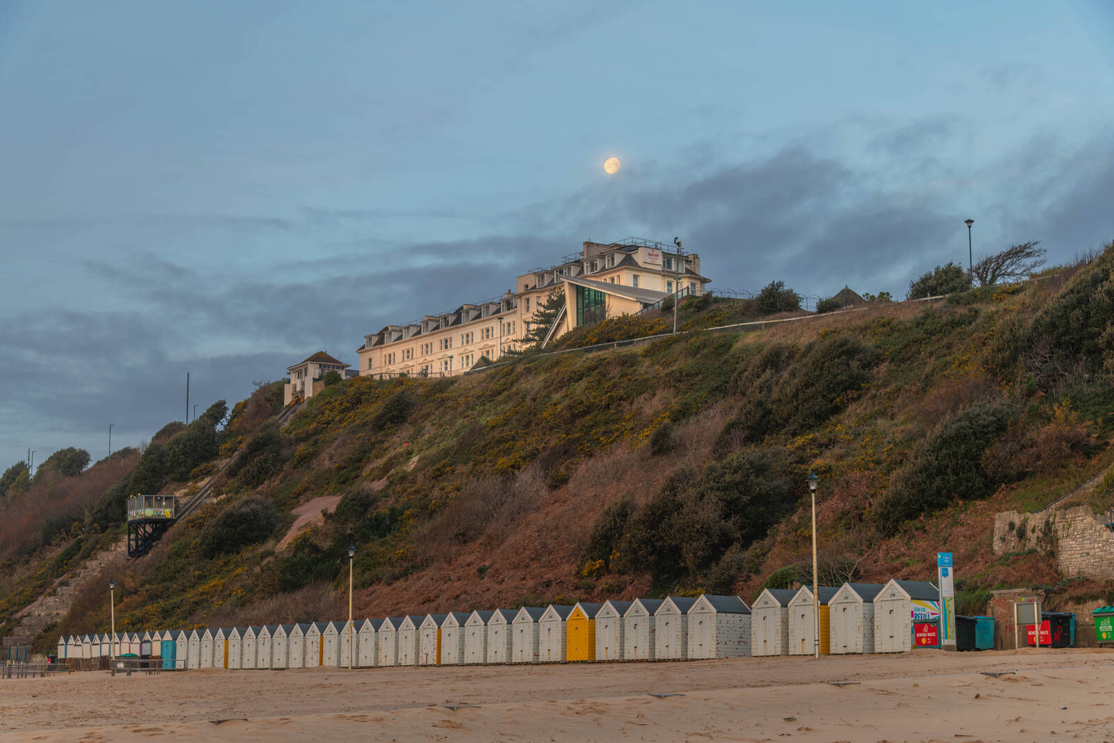 Image of Marriott Hotel from Bournemouth Beach by michael bennett