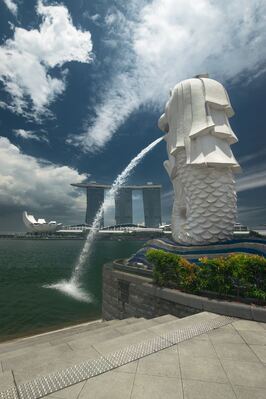 images of Singapore - Merlion Park