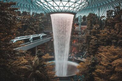 Singapore images - Rain Vortex, Changi Airport