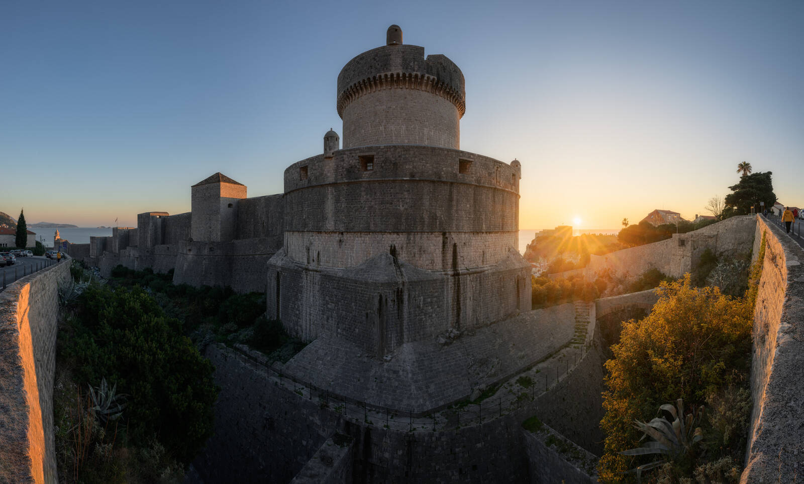 Image of Dubrovnik City Walls View by Luka Esenko