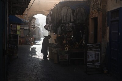 Street Vendor in Essaouira in the morning