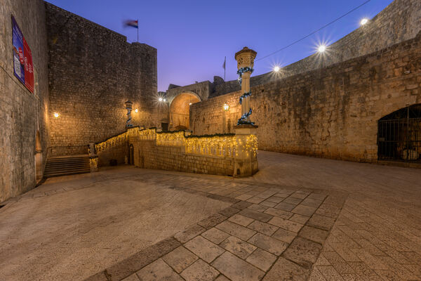 Pile city gates in Dubrovnik
