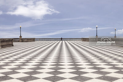 Terrazza Mascagni is a stunning panoramic square in the heart of Livorno, fondly known as the 'chessboard of the world' thanks to its unique black and white marble layout. 