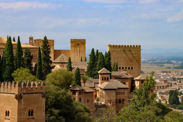 A small part of Alhambra towers