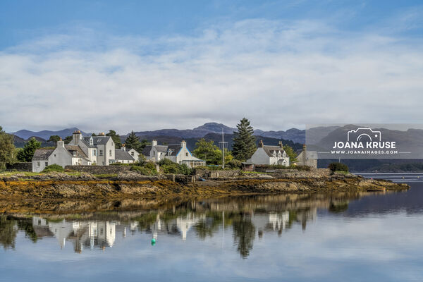 Plockton is a picturesque fishing village nestled on the shores of Loch Carron