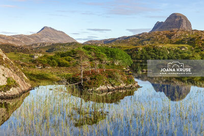 Highland Council photography spots - Suilven View from Loch Druim Suardalain