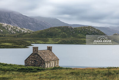 Photo of The abandoned cottage at Loch Stack - The abandoned cottage at Loch Stack