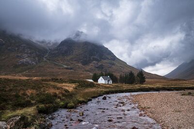 images of Glencoe, Scotland - Lagangarbh Cottage
