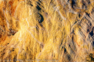 Drone shot of Yellow Rock