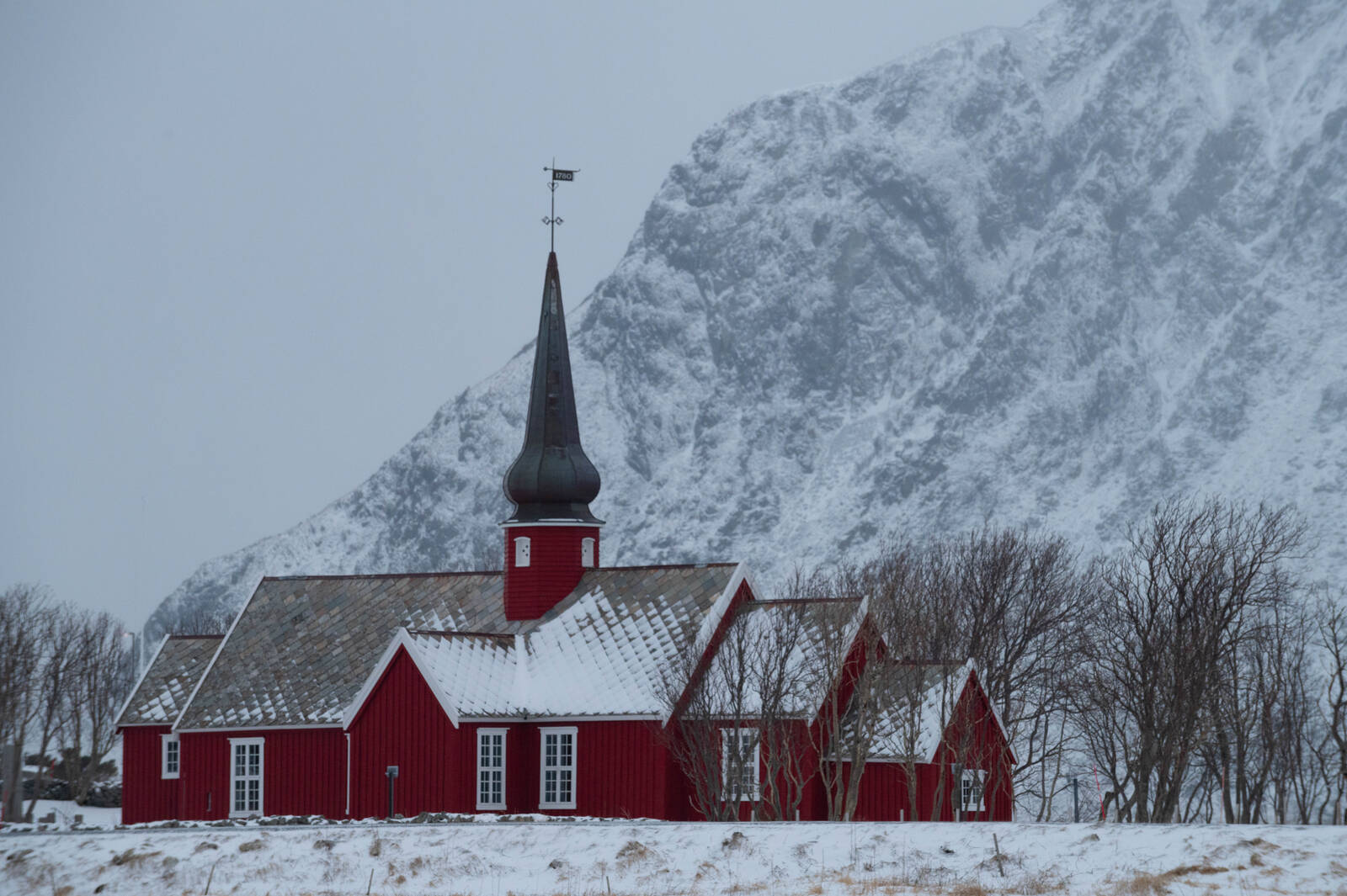 Image of Flakstad Church by michael bennett