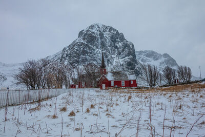 photos of Norway - Flakstad Church