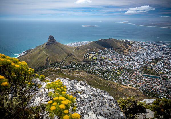 Views on Cape Town from Table Mountain