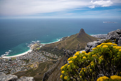 Views on Cape Town from Table Mountain