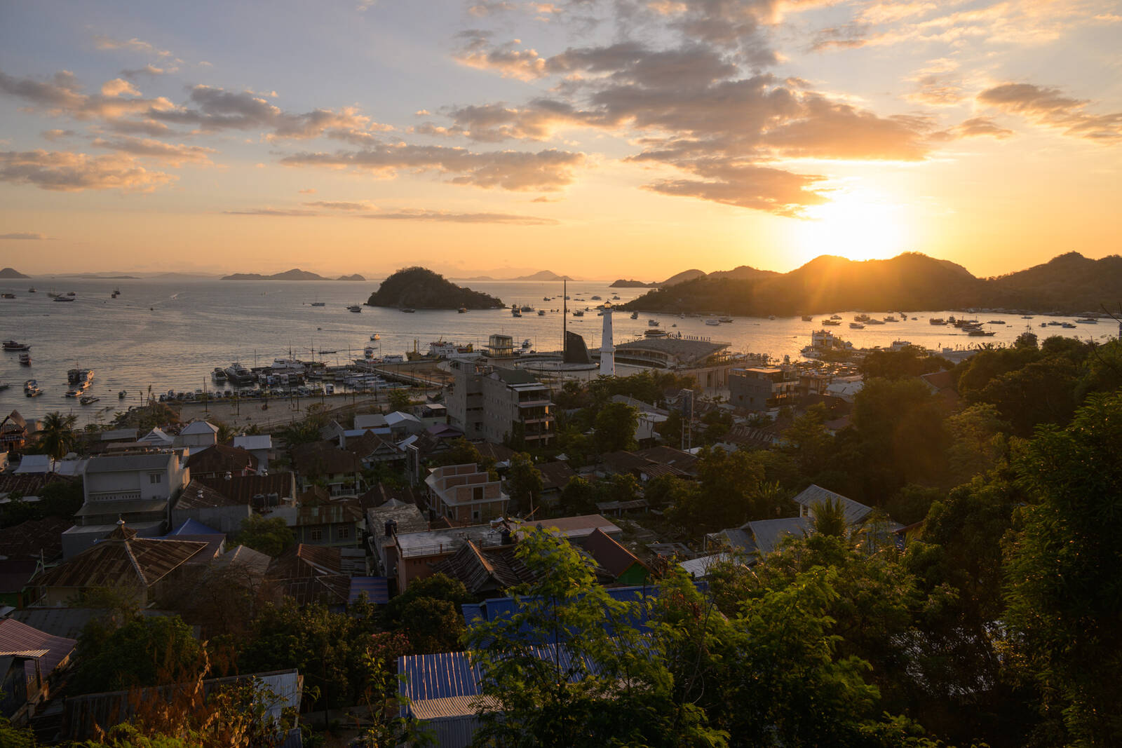 Image of Labuan Bajo from Above by Luka Esenko
