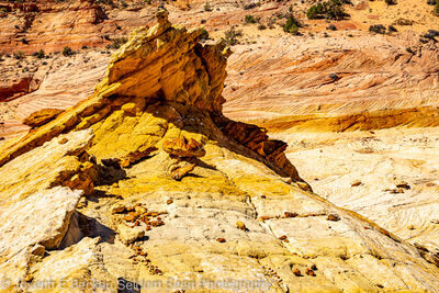 Yellow rock formation