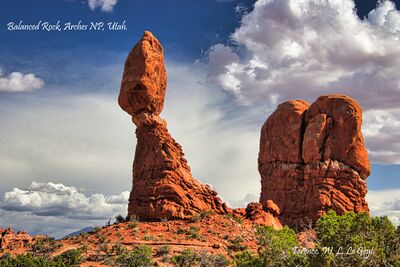 Moab photography spots - Balanced Rock, Arches NP