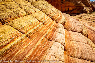 Picture of Coyote Buttes North - Psychedelic Wall - Coyote Buttes North - Psychedelic Wall