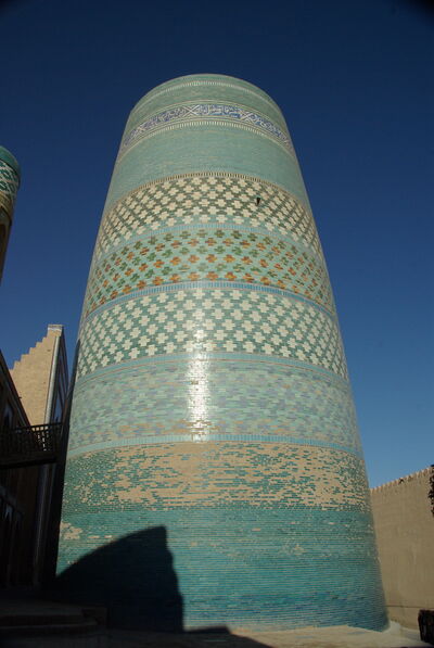 photo locations in Uzbekistan - Kalta Minor Minaret